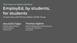 Preview image for the video "EmployED Chat: Student interview with Thomas Ogilvie".
